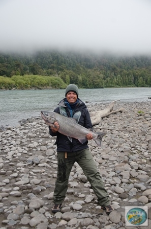 Fotos da pesca esportiva em Chaiten no Chile